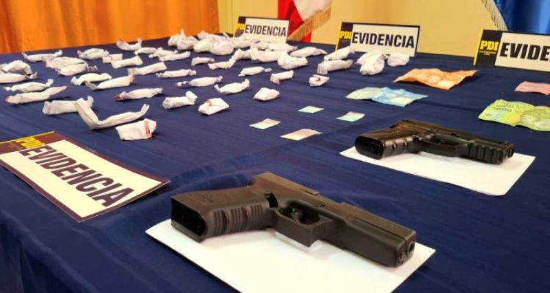 Operativo MT-0 en Freirina: Detenidos con drogas y armas