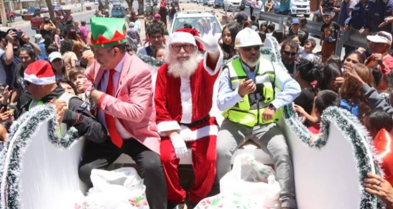 Emocionante retorno del Tren Navideño a Copiapó